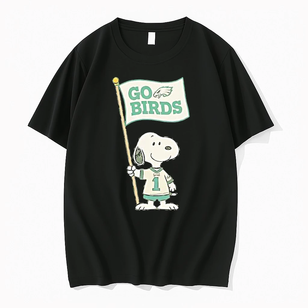 Philadelphia Eagles Snoopy Nfl Go Birds Flag Shirts