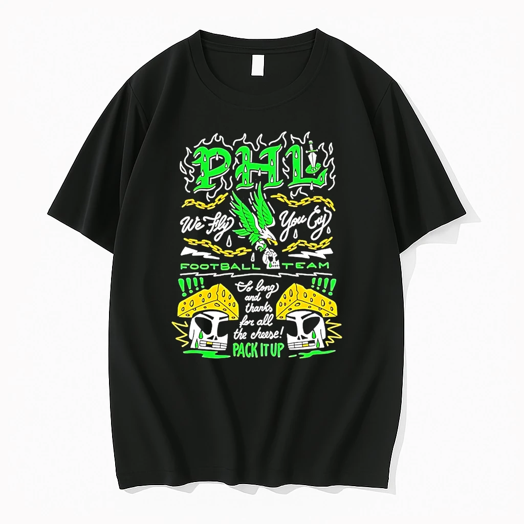 Philadelphia Eagles We Fly You Cry So Long And Thanks For All The Cheese Pack It Up Shirts