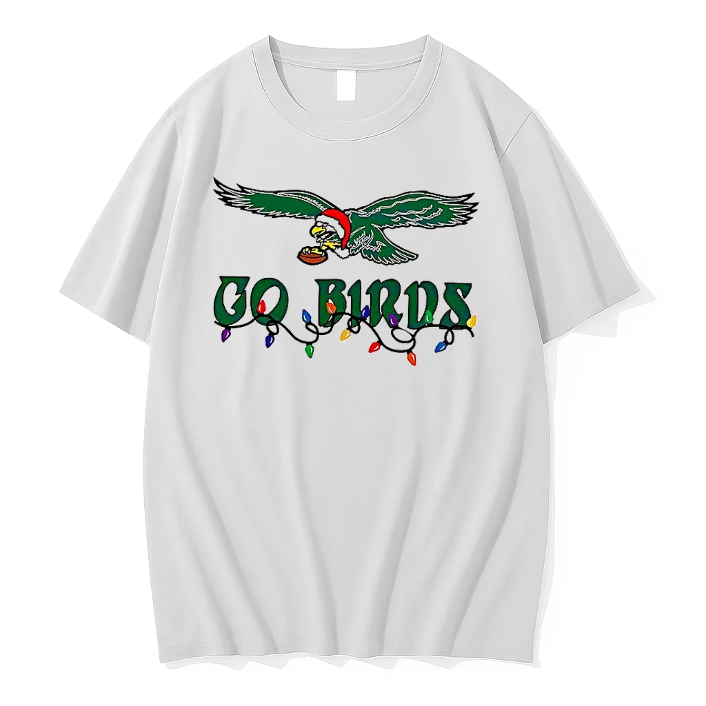 Philadelphia Eagles Football Go Birds Christmas Lights Shirts Shirts