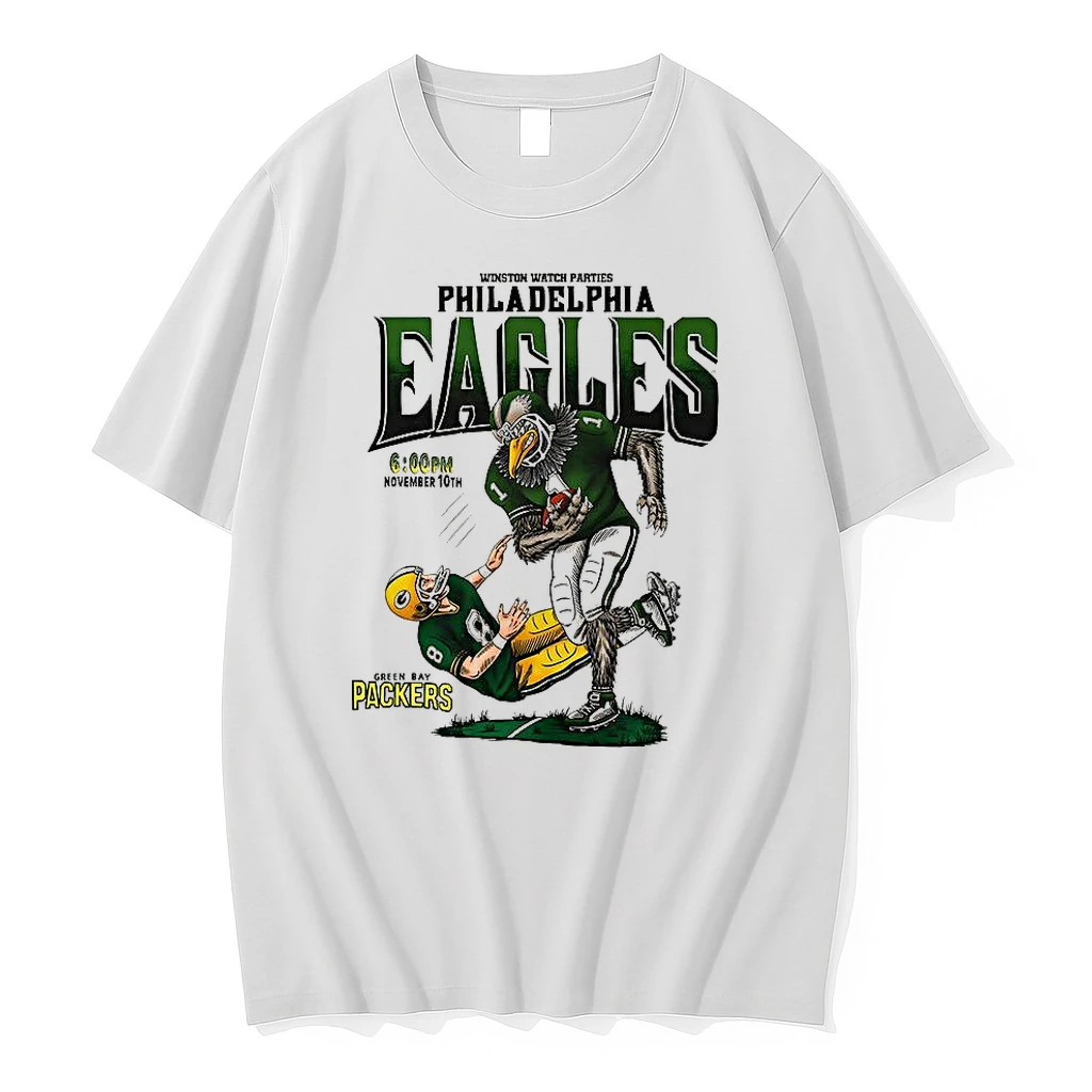 Philadelphia Eagles Vs Green Bay Packers Nfl Week 10 2025 Shirts