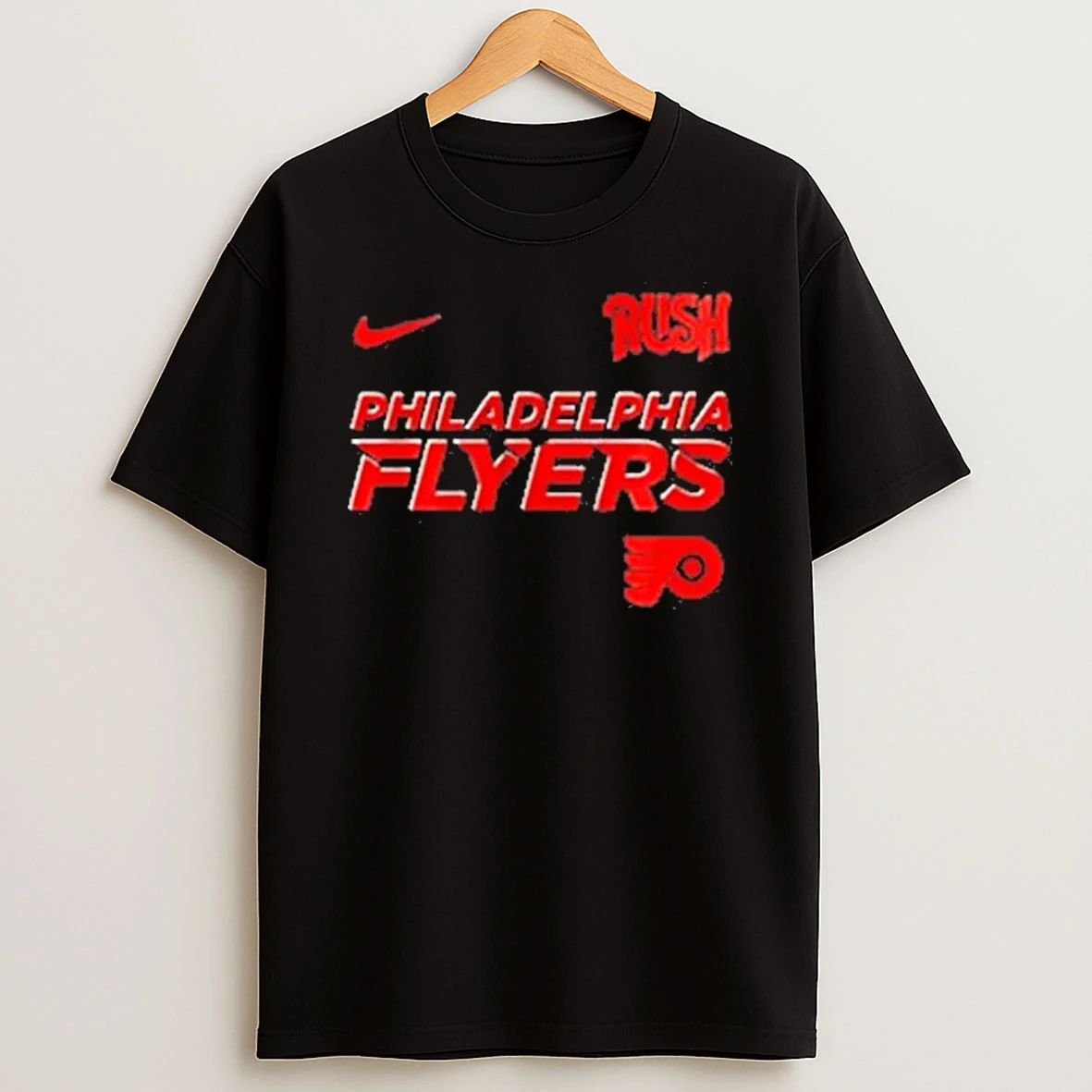 Philadelphia Flyers Rush Fifty Something Tour Logo Skull Shirts