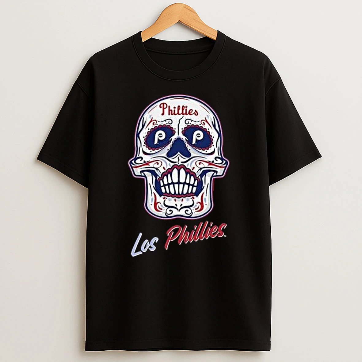Philadelphia Phillies Mitchell Ness Sugar Skull Boxy Shirts