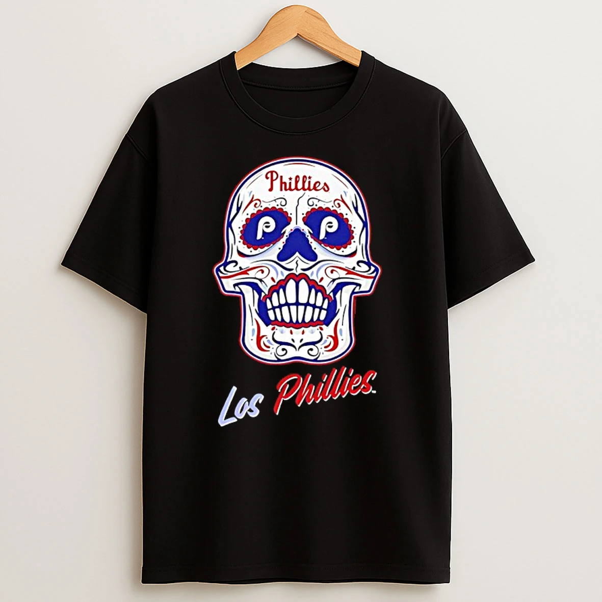Philadelphia Phillies Sugar Skull Boxy Shirts