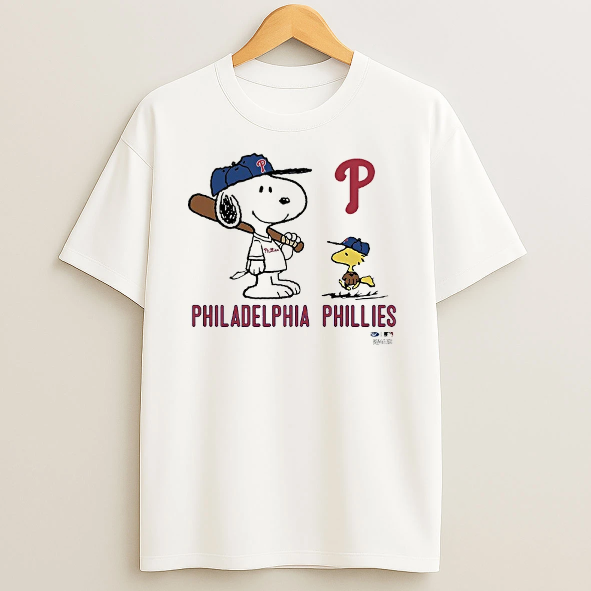 Philadelphia Phillies X Peanuts Snoopy And Woodstock Shirts