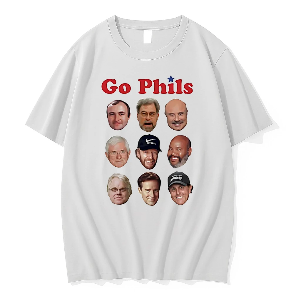 Phillips Big Face Head Coach Go Phils Philadelphia Phillies Shirts