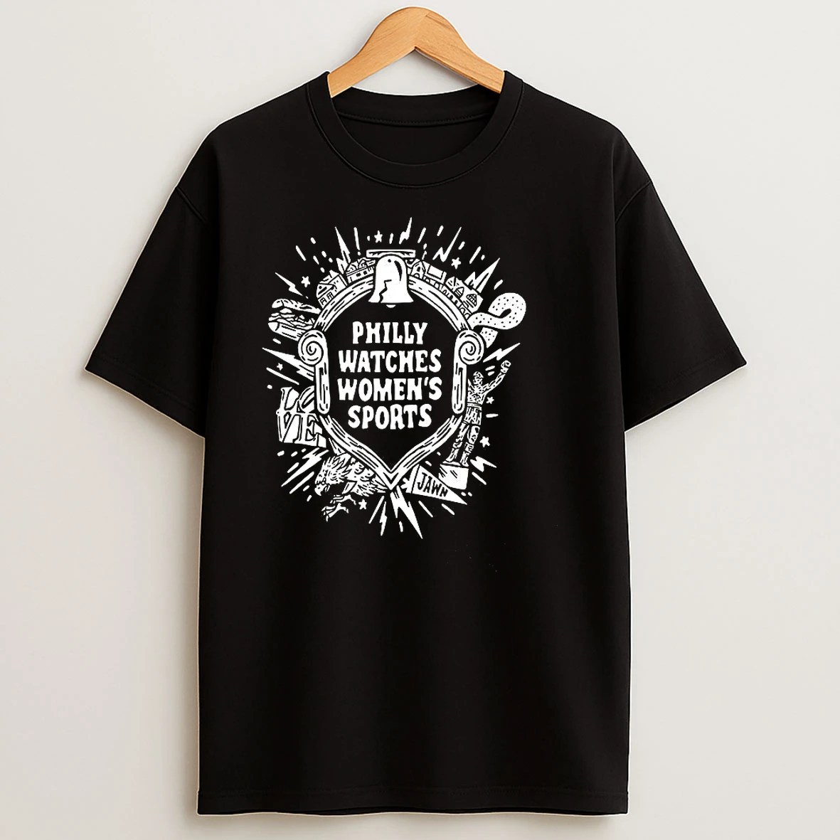 Philly Watches Womens Sports Lover T Shirts