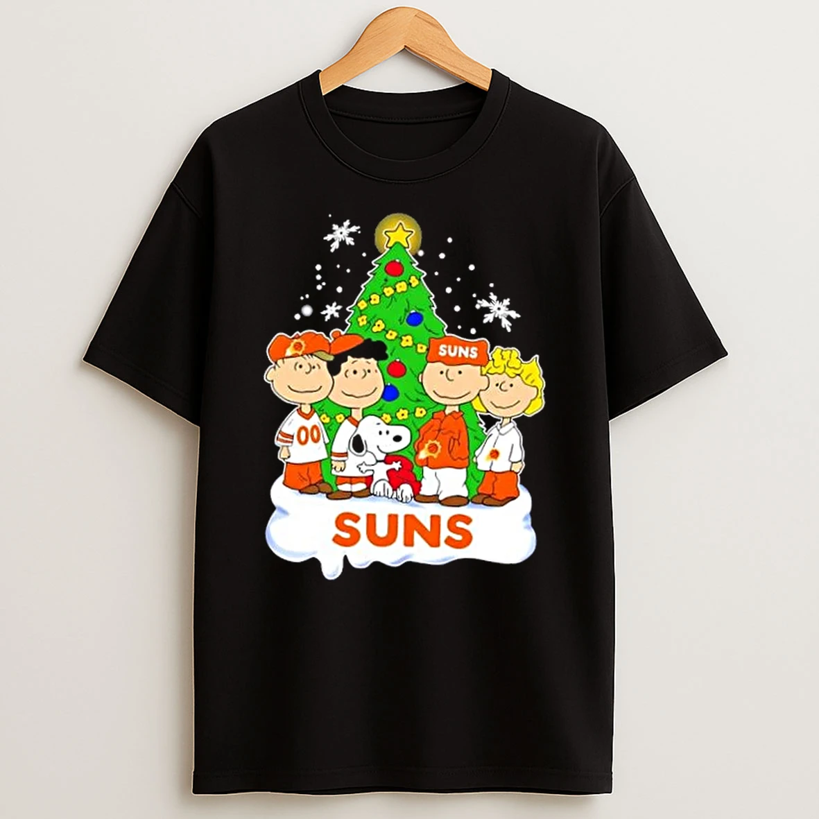Phoenix Suns X Peanuts Snoopy And Friends Christmas Tree Shirts