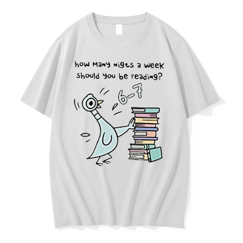 Pigeon 67 Reading Book Lover Librarian 2025 Shirts