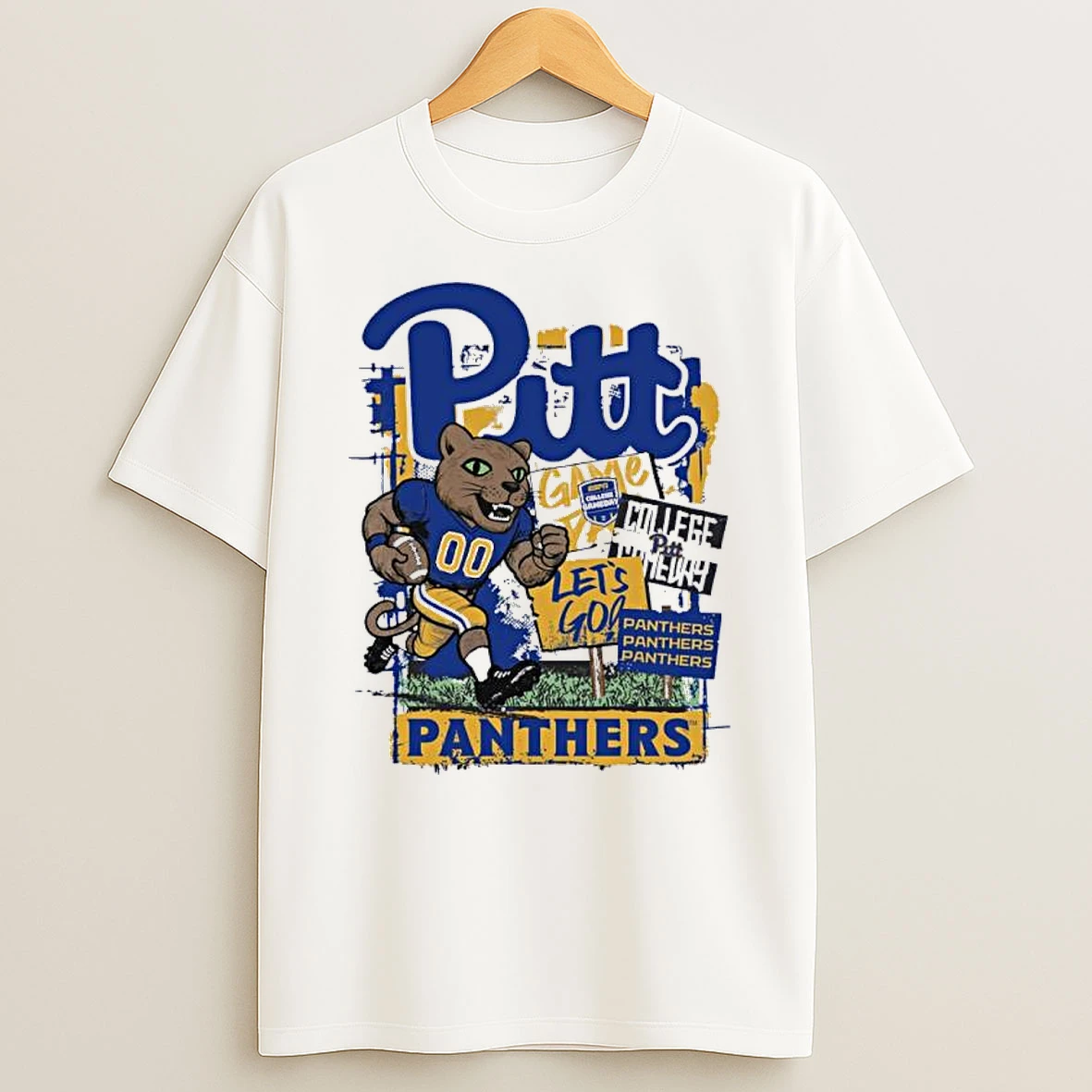 Pitt Panthers Football 2025 College Gameday Mascot Runner Shirts