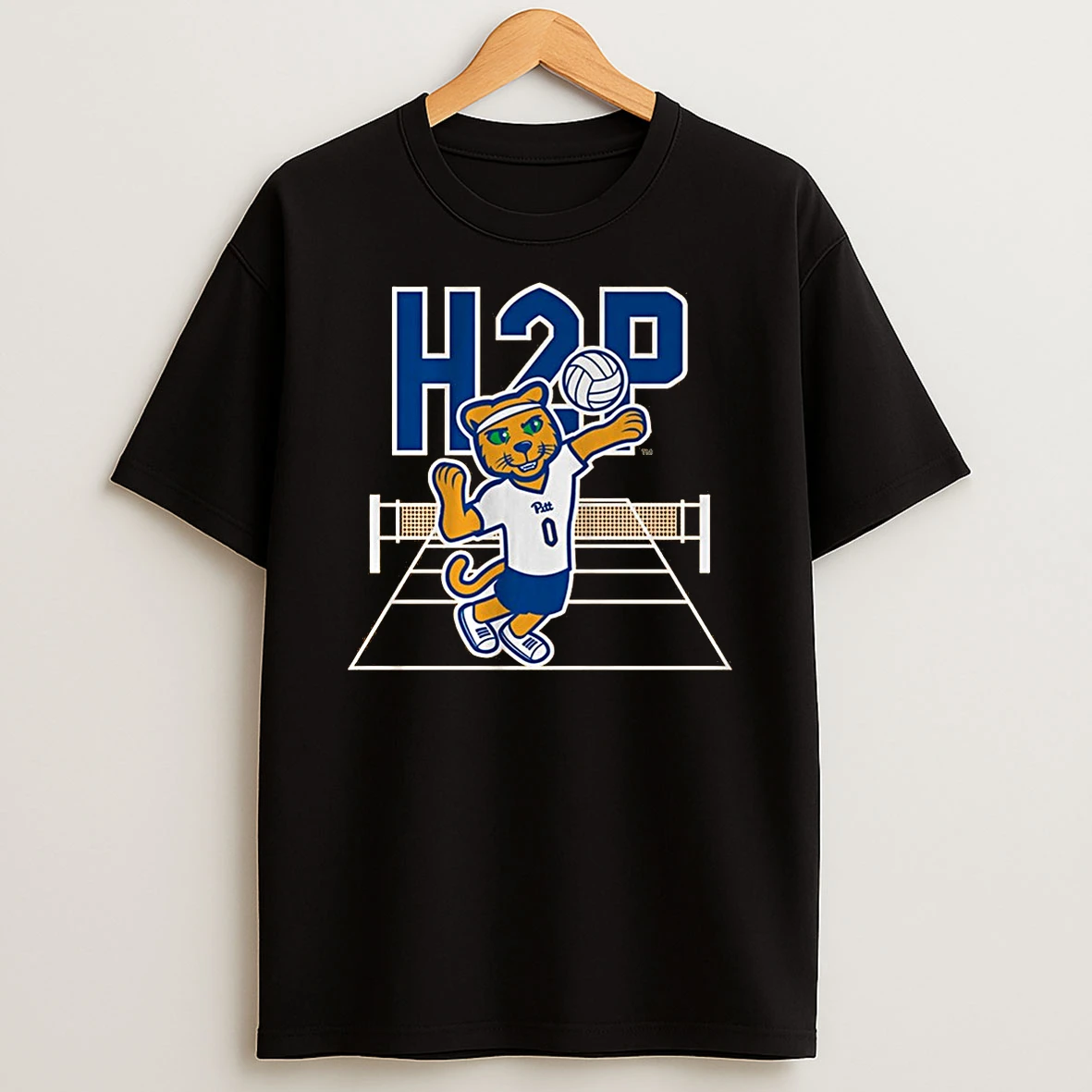 Pitt Panthers Volleyball H2p Roc Logo 2025 Shirts