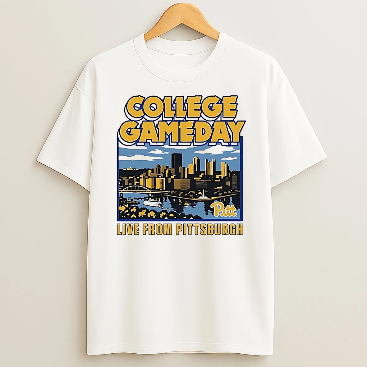 Pittsburgh Panthers College Gameday City Skyline Shirts