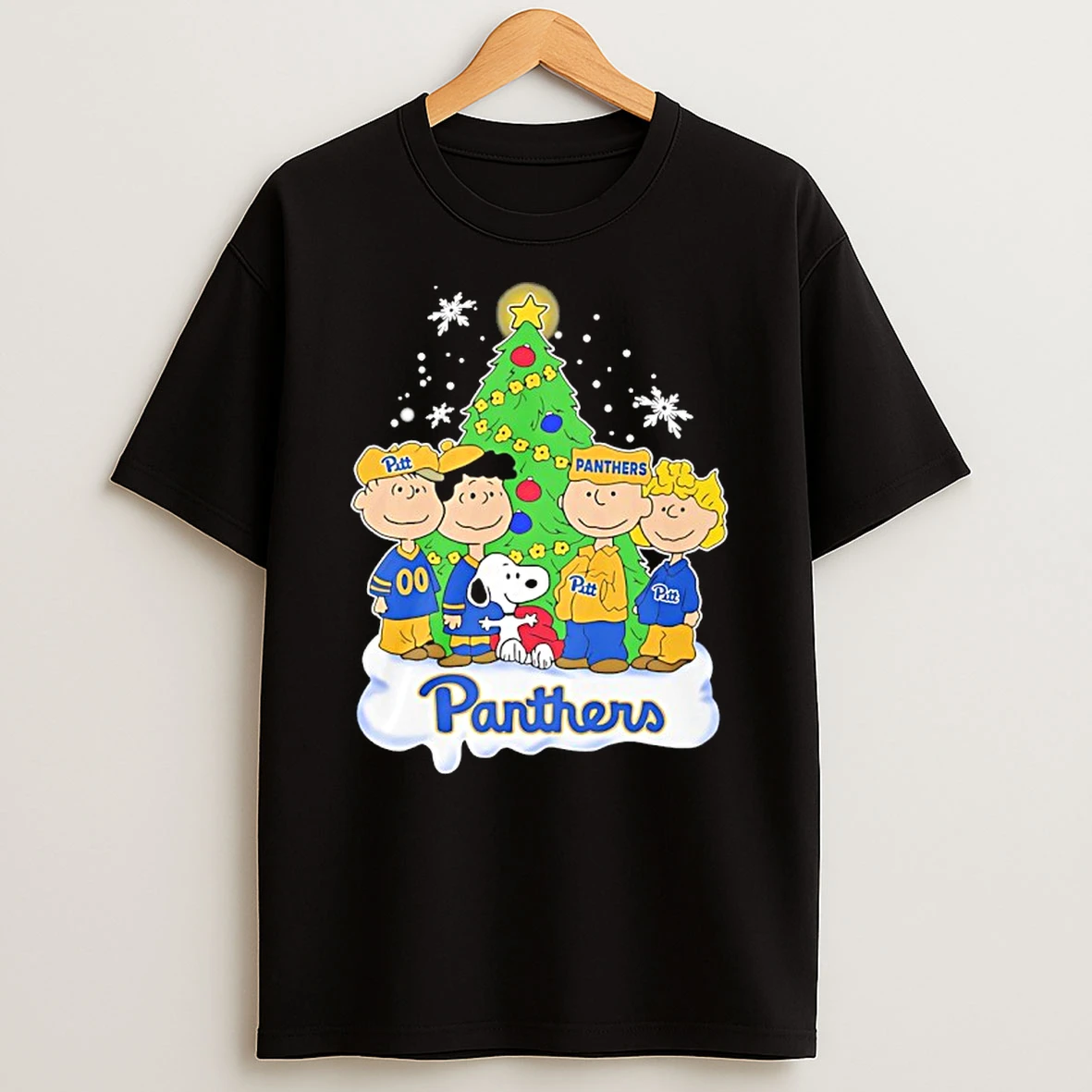 Pittsburgh Panthers Snoopy And The Peanuts Christmas 2025 Shirts
