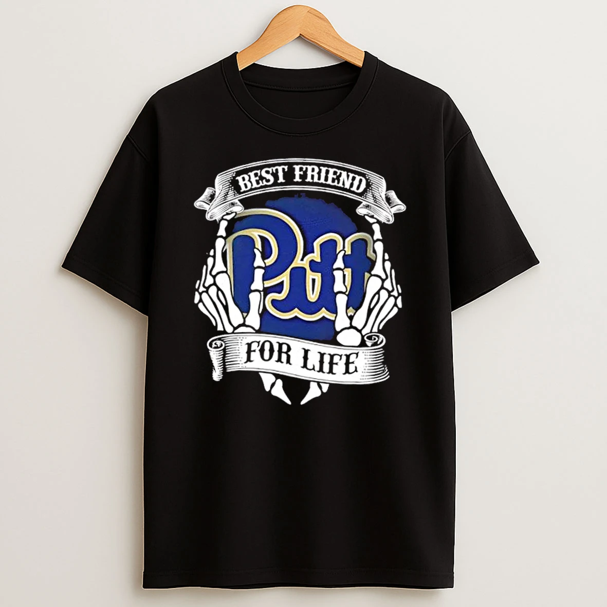 Pittsburgh Panthers Best Friend For Life Hands Bones Shirts