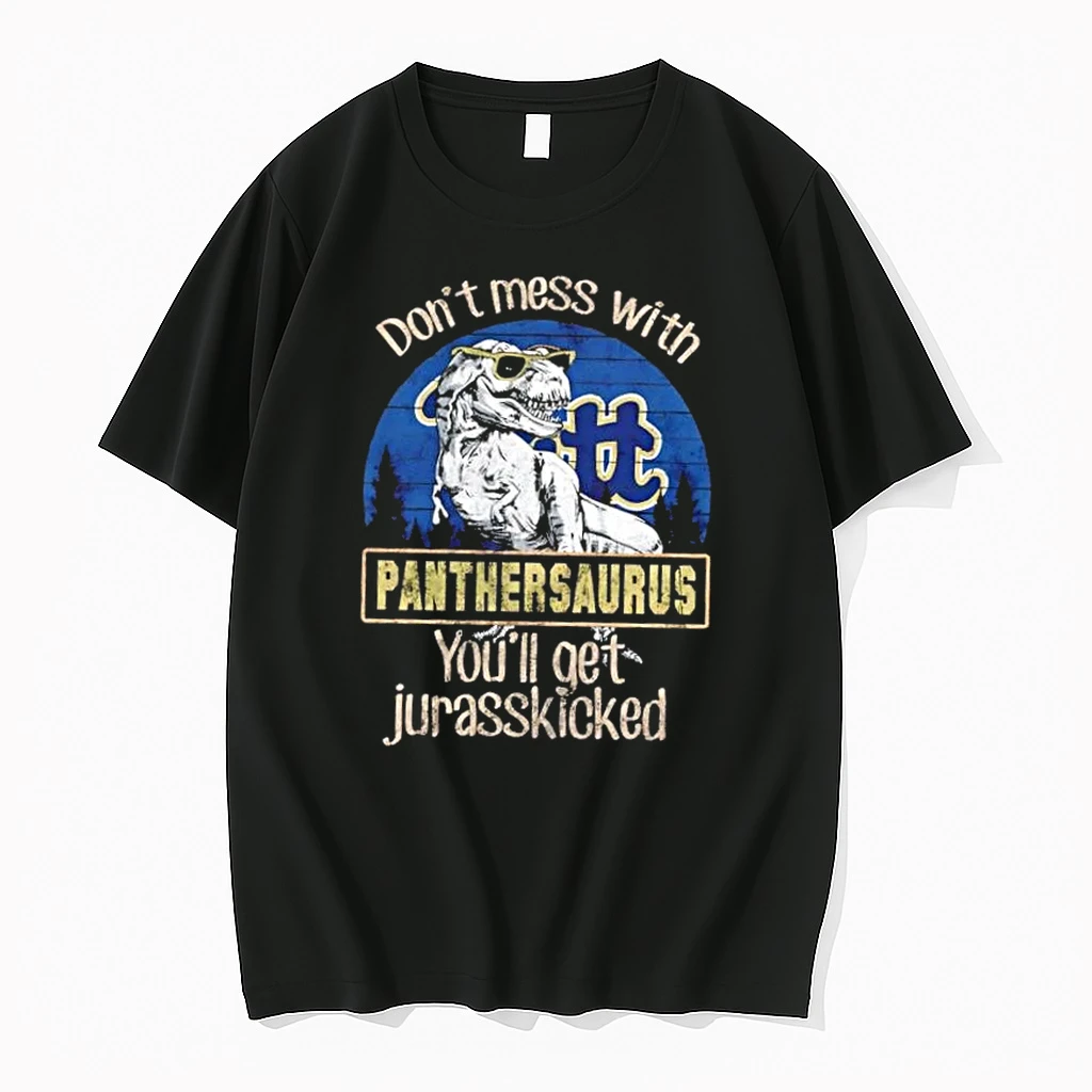 Pittsburgh Panthers Dont Mess With Panthersaurus Youll Get Jurasskicked Shirts