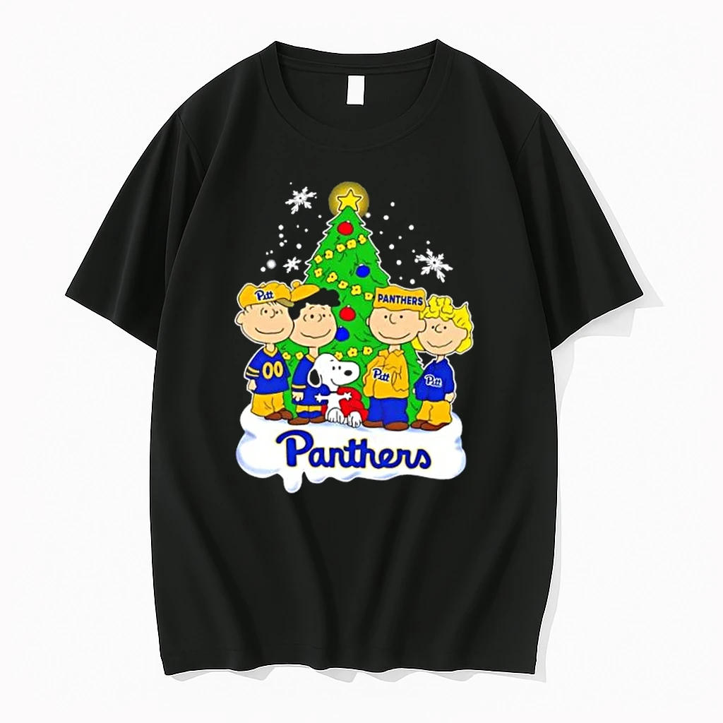Pittsburgh Panthers X Peanuts Snoopy And Friends Christmas Tree Shirts