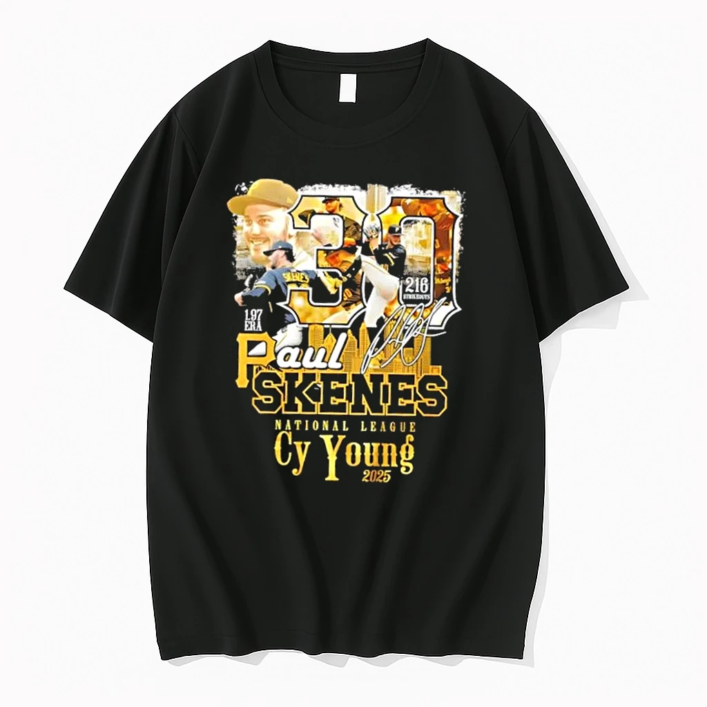 Pittsburgh Pirates Paul Skenes National League Cy Young 2025 Shirts