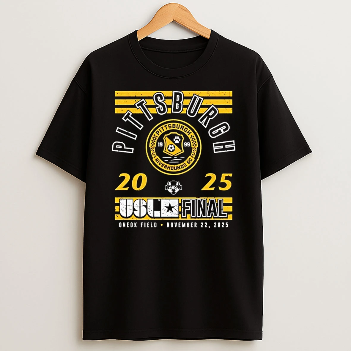 Pittsburgh Riverhounds Sc 2025 Usl Championship Final Wht Shirts