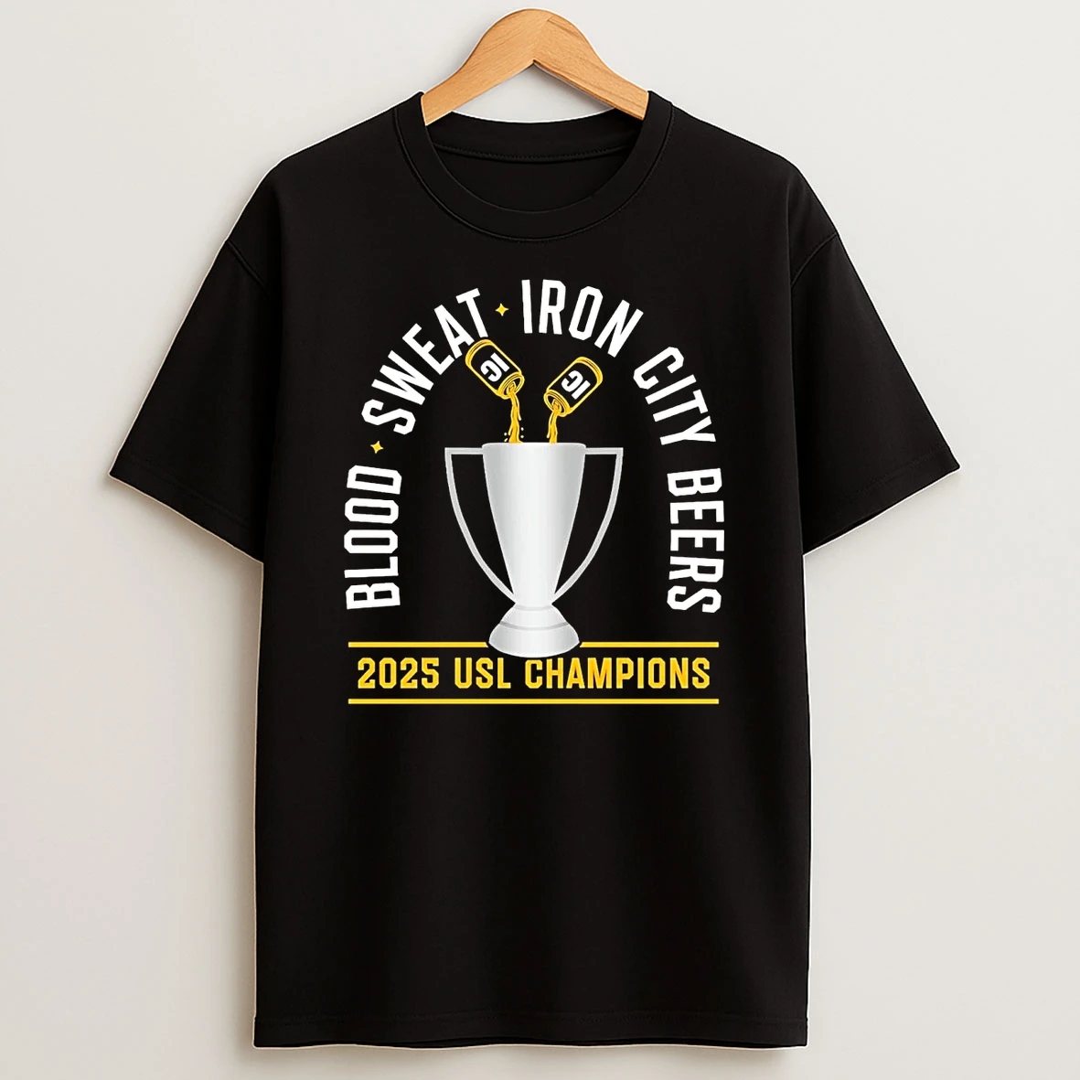 Pittsburgh Riverhounds Blood Sweat Champs 2025 Usl Champions Shirts