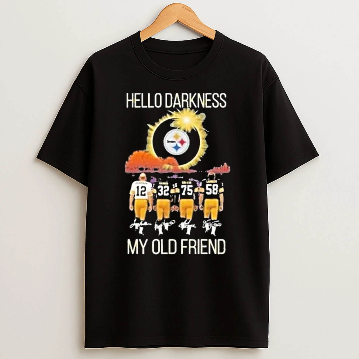 Pittsburgh Slers Hello Darkness My Old Friend Players Signatures 2025 Shirts