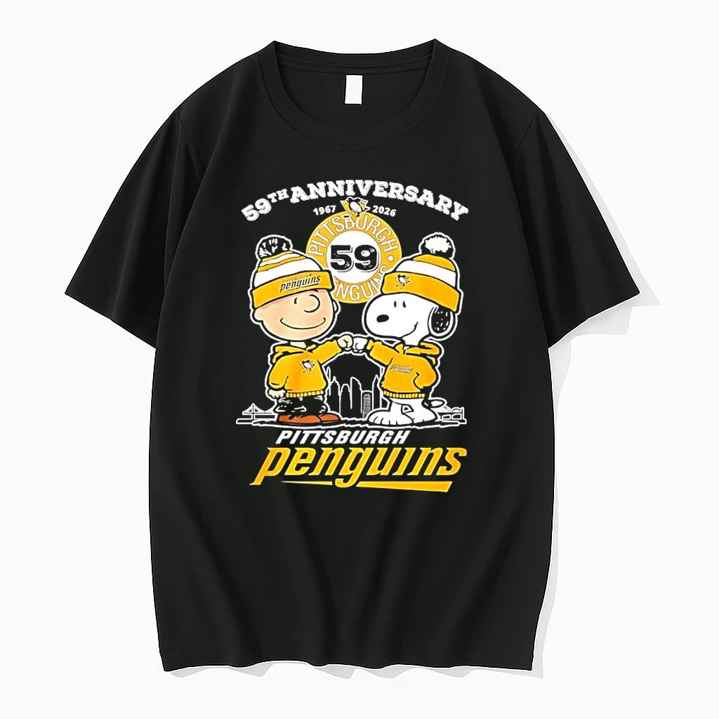 Pittsburgh Steelers 59th Anniversary 1967 2026 Snoopy Peanuts Black Shirts