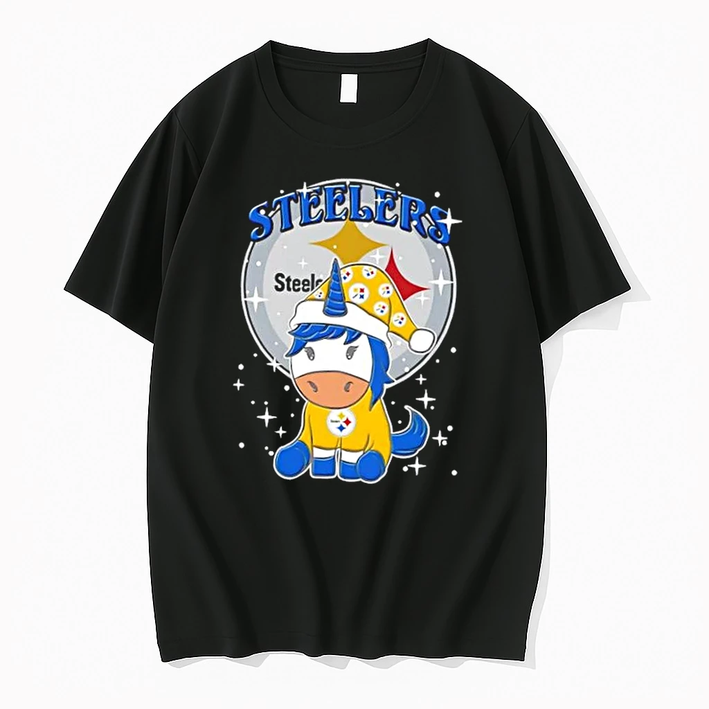 Pittsburgh Steelers Football X Unicorn Merry Christmas Shirts