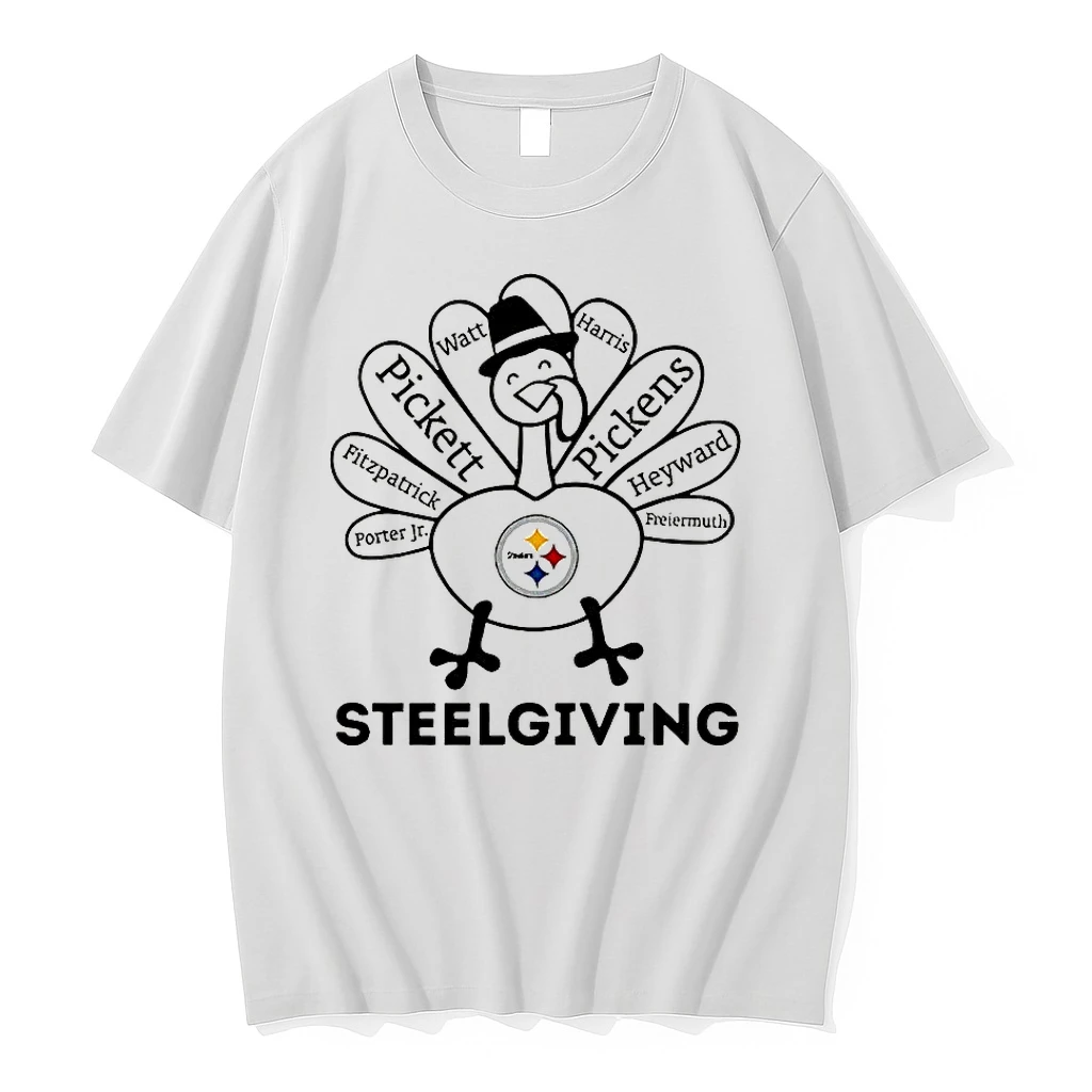 Pittsburgh Steelers Steelgiving Thanksgiving With Heroes Turkey Shirts
