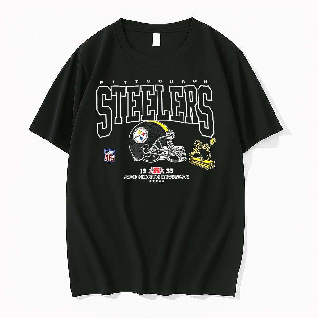 Pittsburgh Steelers Football Afc North Division Est 1933 Logo Shirts