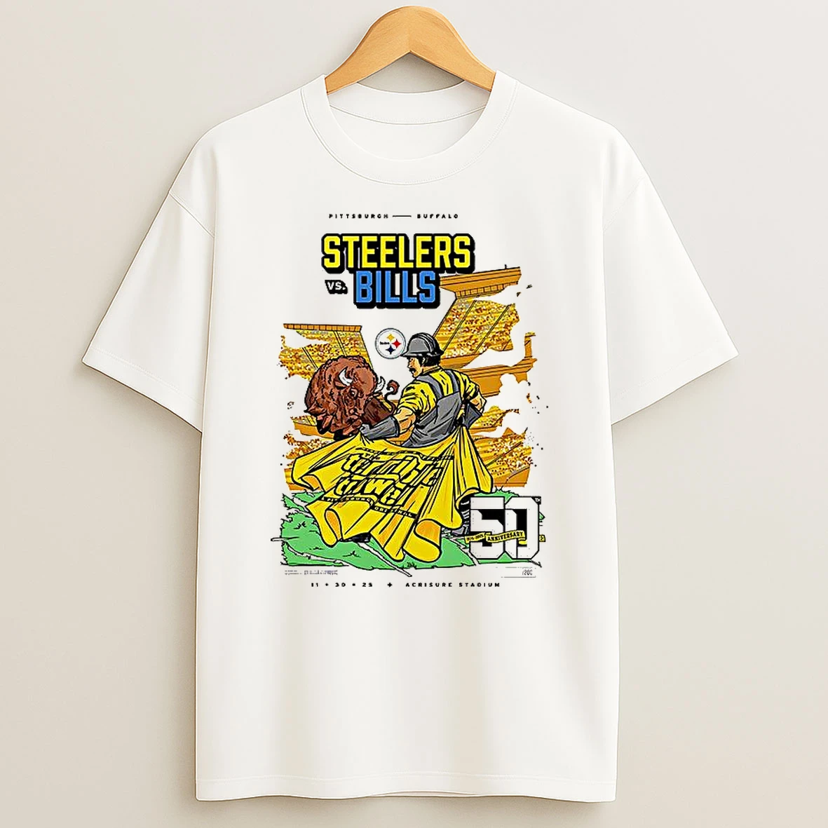 Pittsburgh Steelers Vs Buffalo Bills Gameday 2025 Shirts