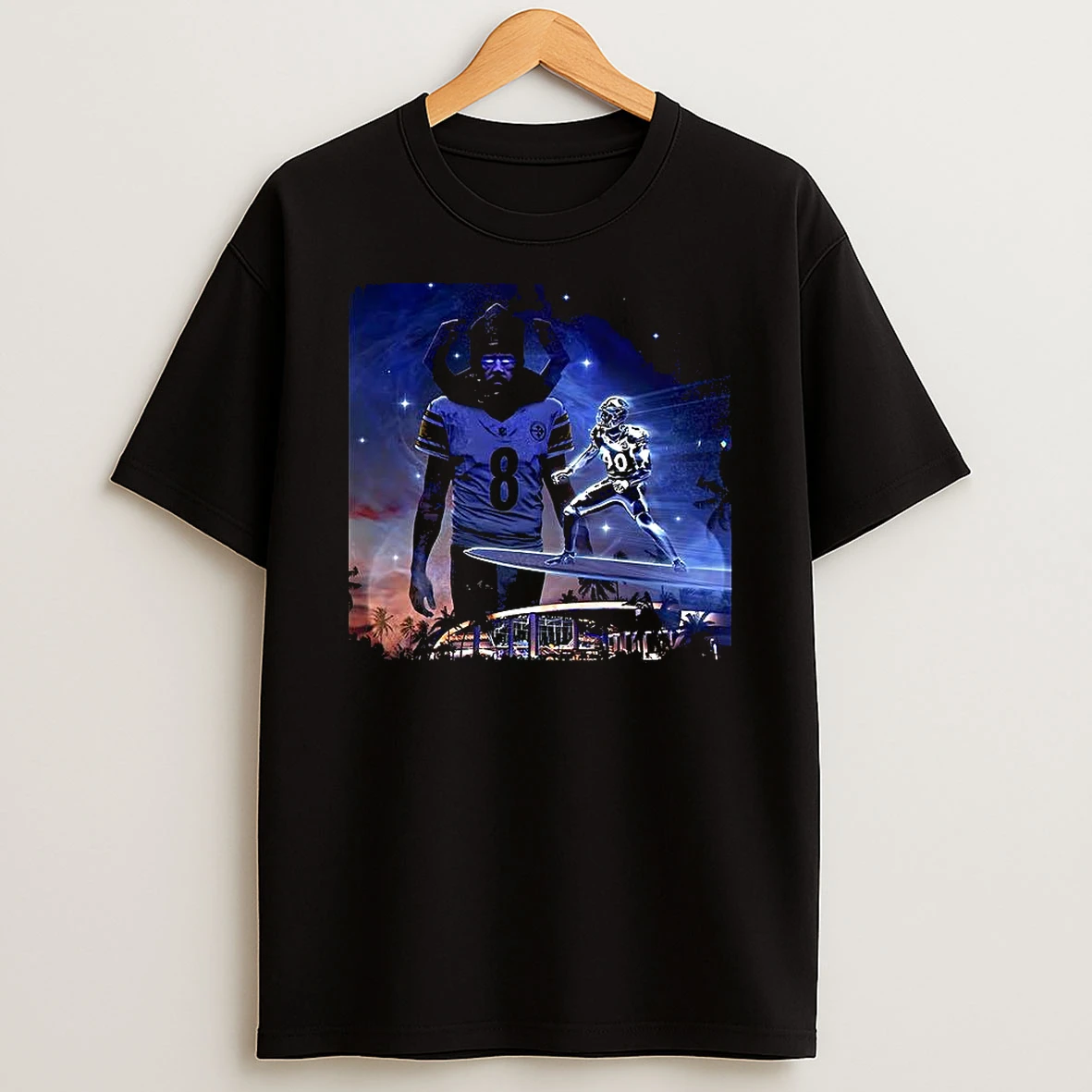 Pittsburgh Steelers Vs Los Angeles Chargers Nfl Silver Surfer Vs Galactus Shirts
