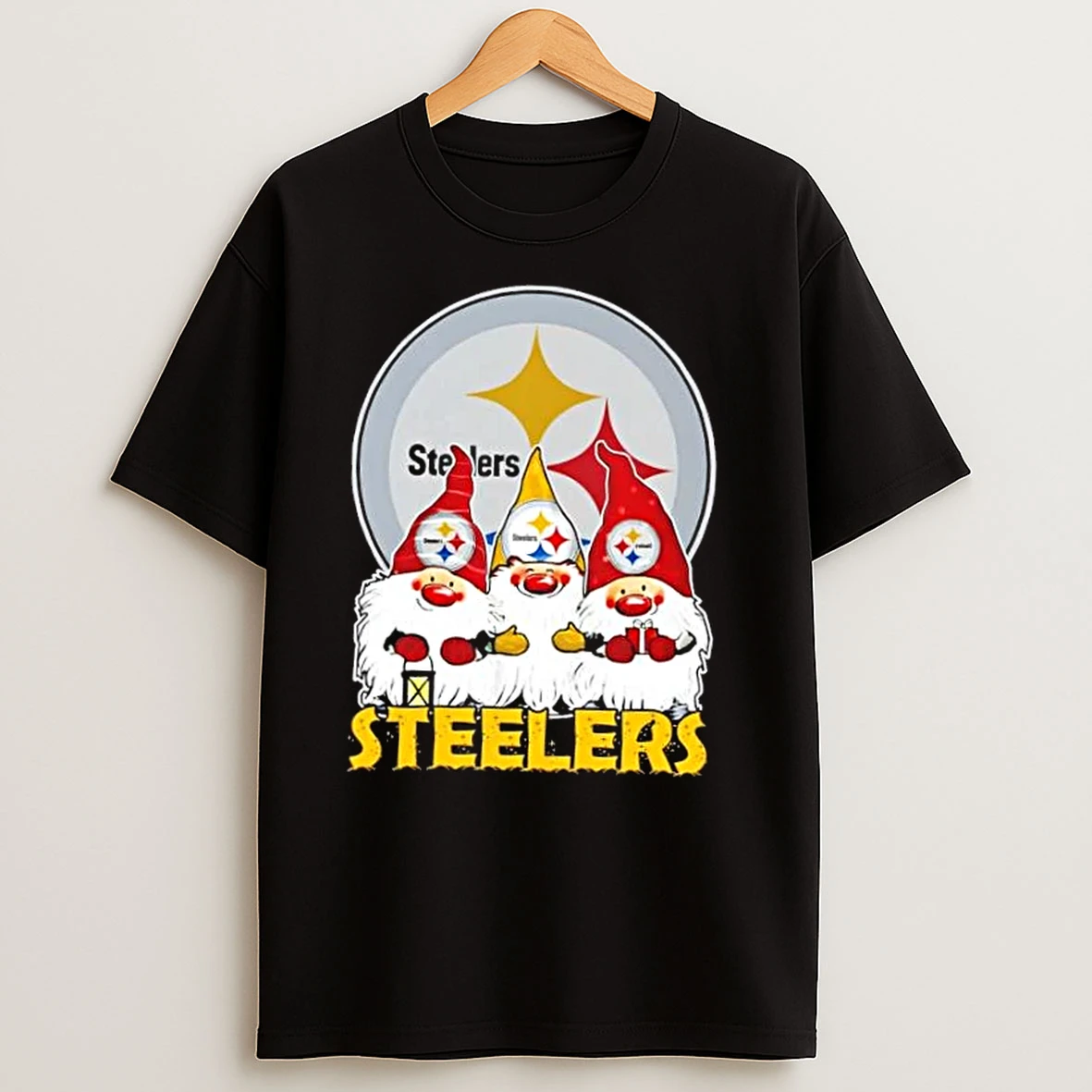 Pittsburgh Steelers X Gnomes Xmas Christmas T Shirts