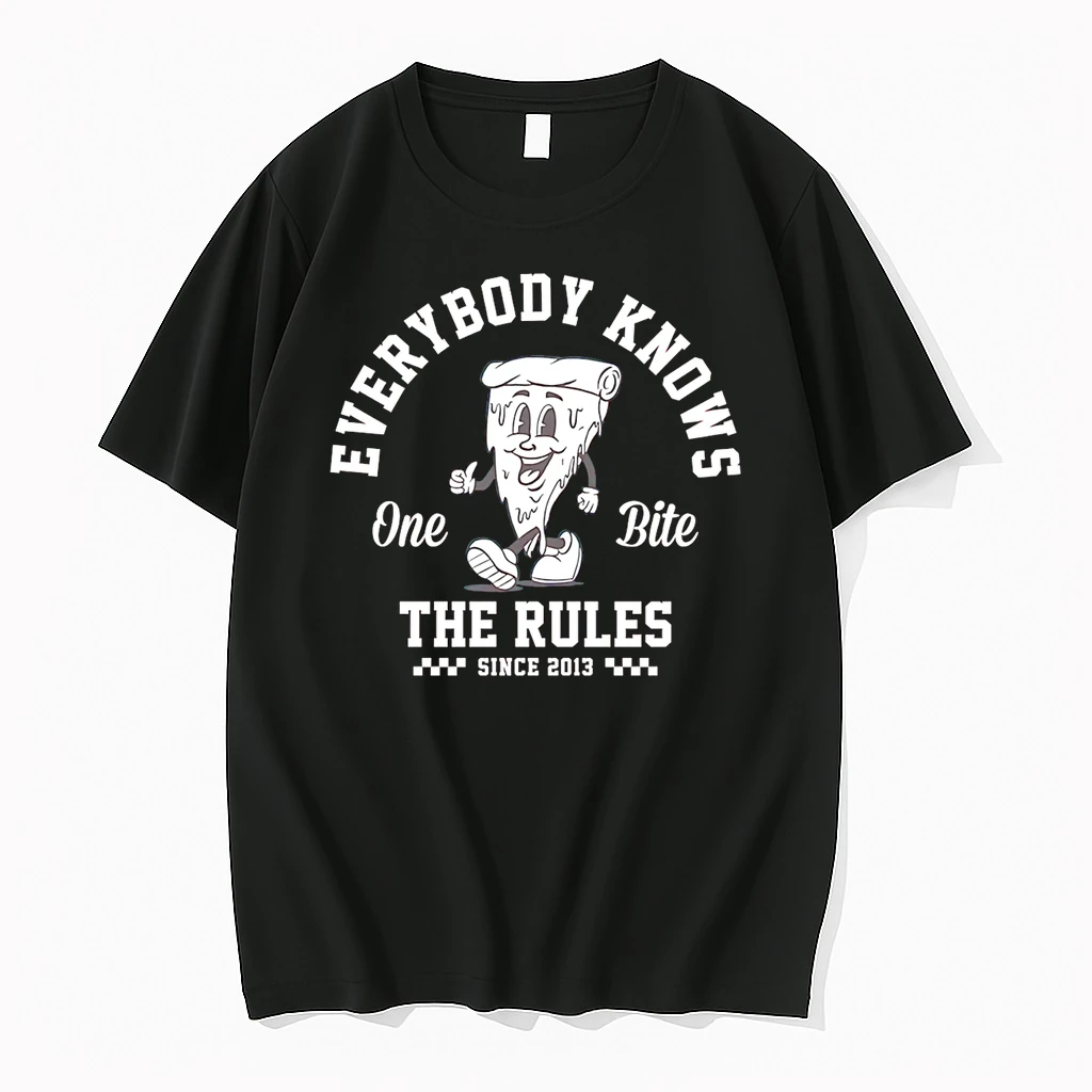 Pizza Everybody Knows One Bite The Rules Shirts