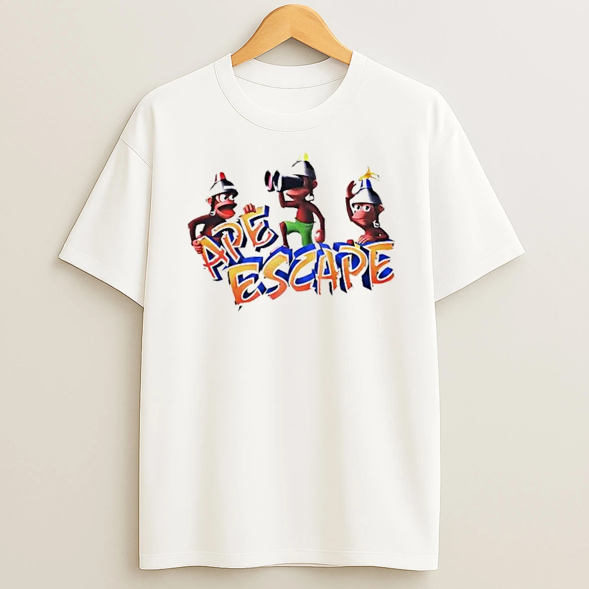 Playstation Ape Escape Monkey Cartoon Shirts