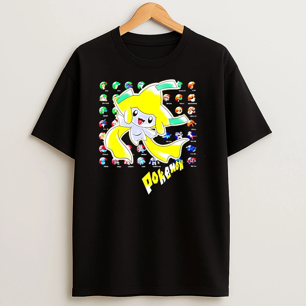 Pokemon Jirachi Features The Mythical Shirts