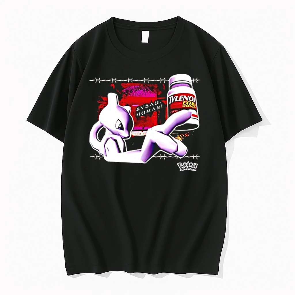 Pokemon Mewtwo And Tylenol Shirts