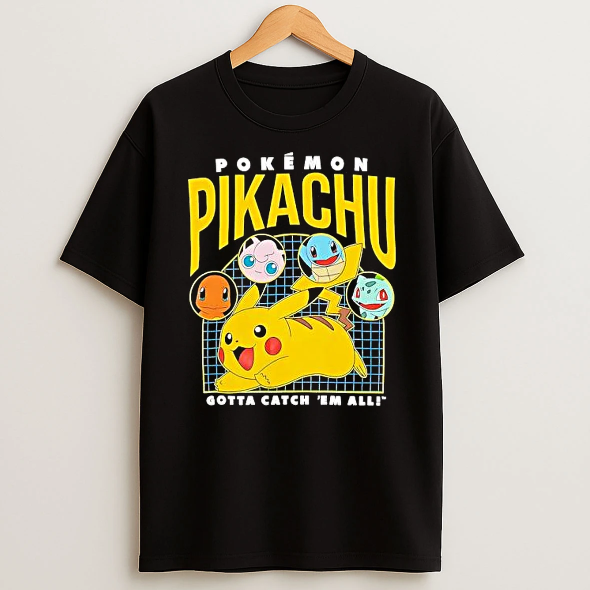 Pokemon Pikachu Catch Em All Graphic Shirts