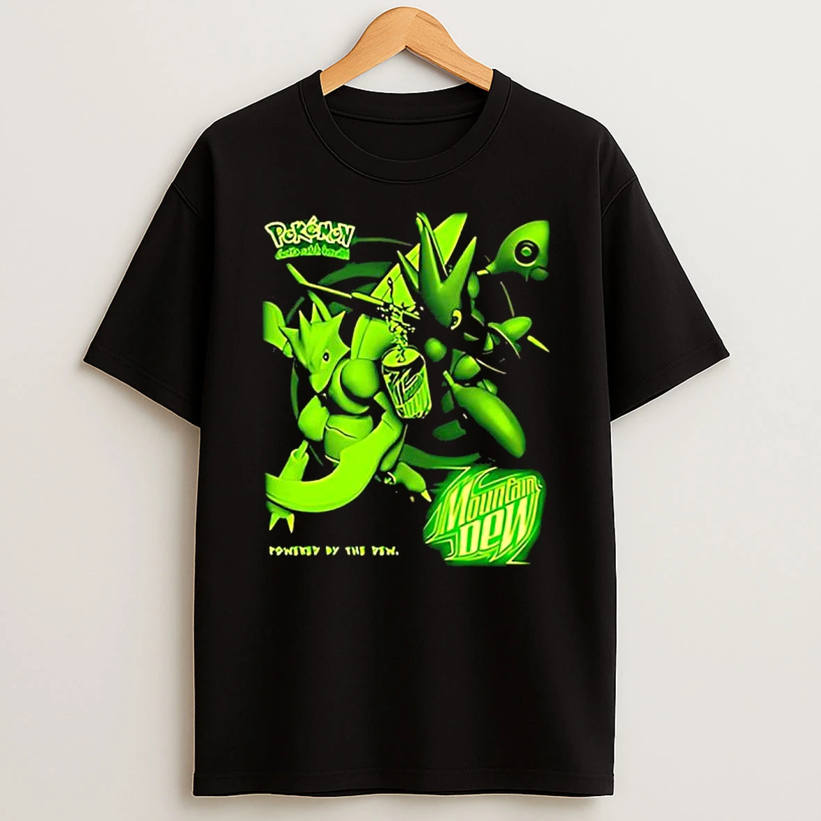 Pokemon Scyther X Mountain Dew Shirts