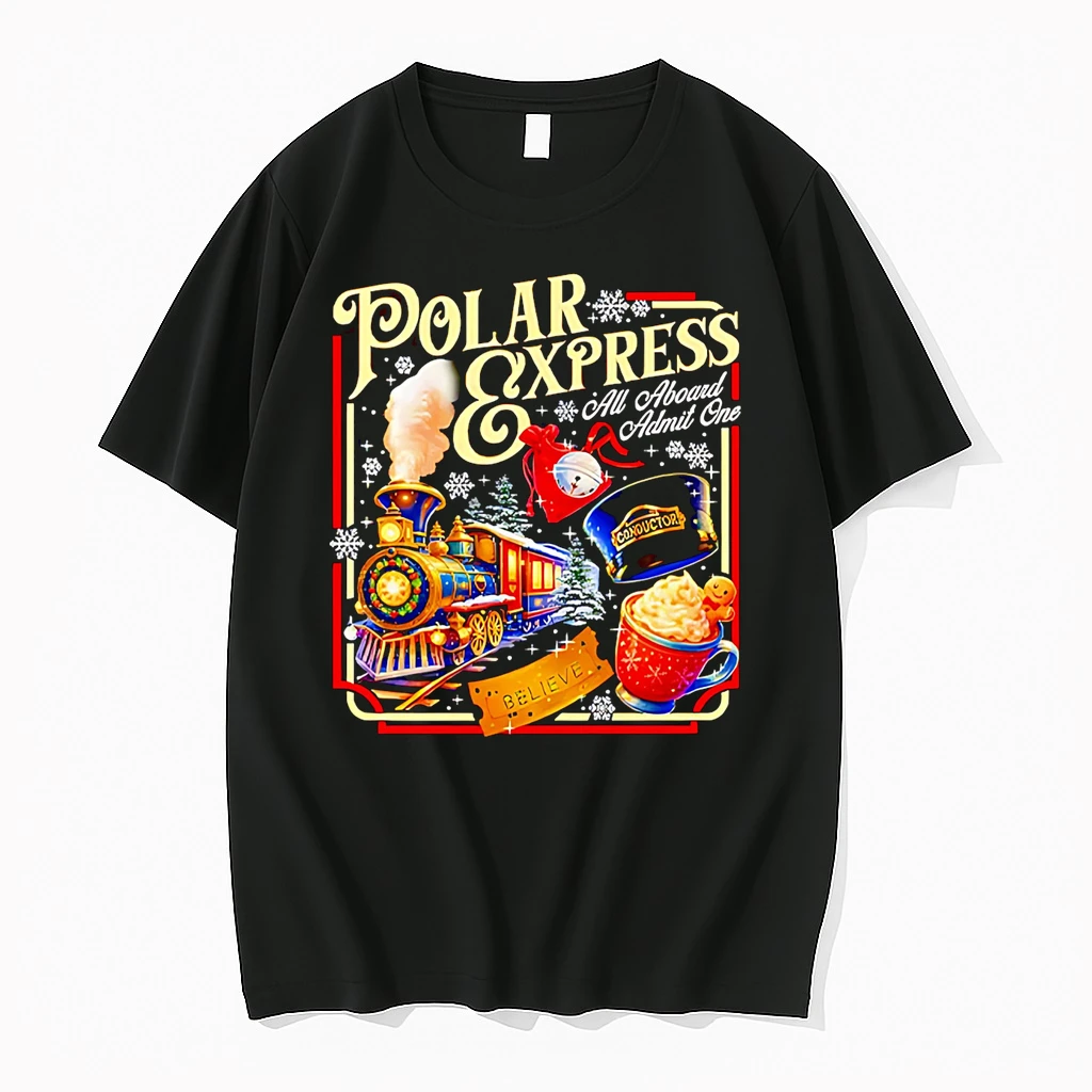 Polar Express All Aboard Admit One Christmas Shirts