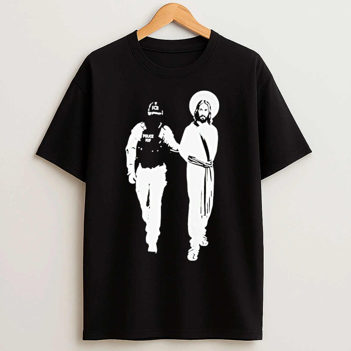 Police Arrested Jesus Ice Detaining Jesus T Shirts