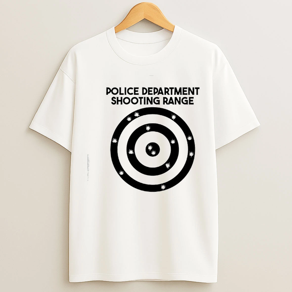 Police Department Shooting Range Graphic T Shirts