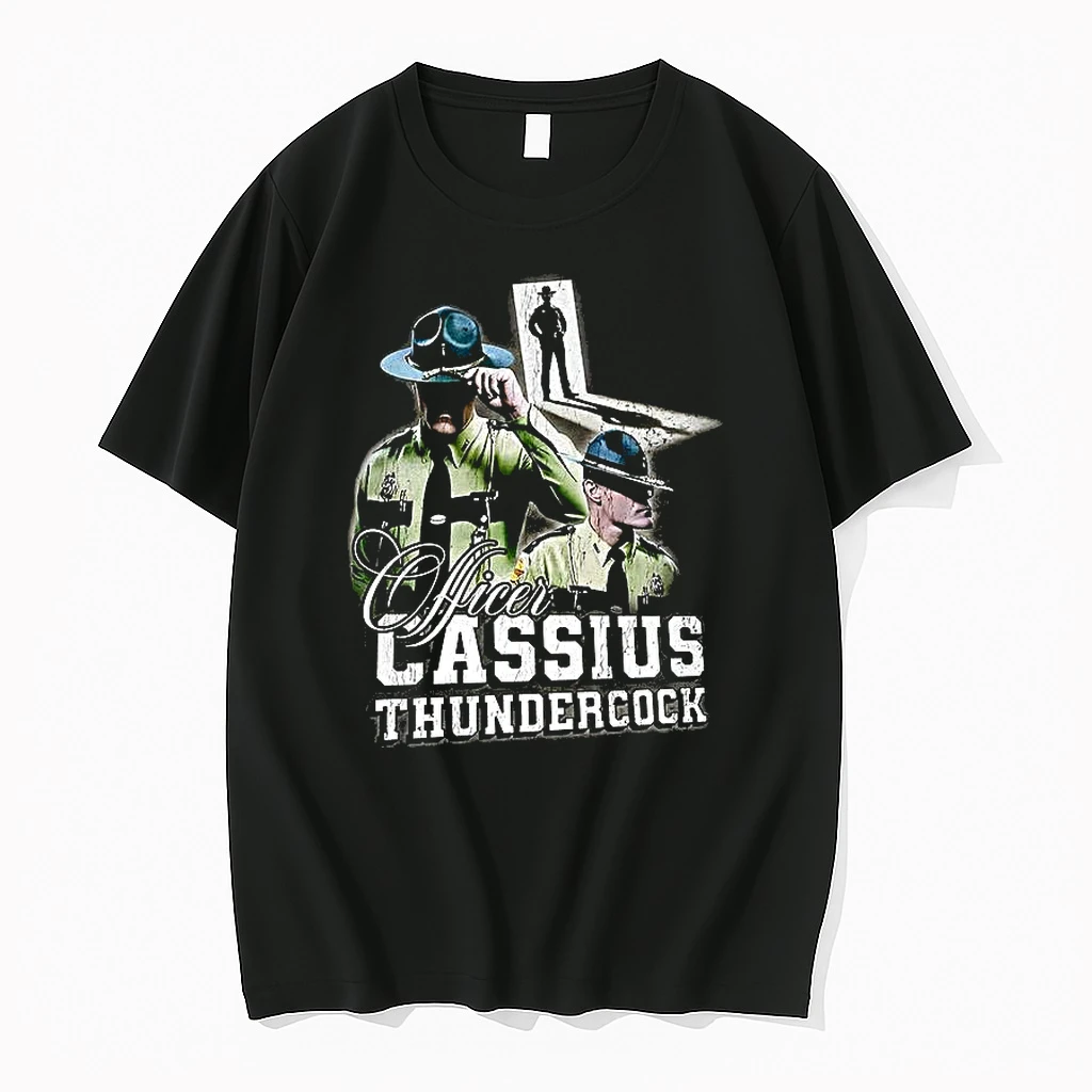 Police Officer Cassius Thundercock Graphic Shirts