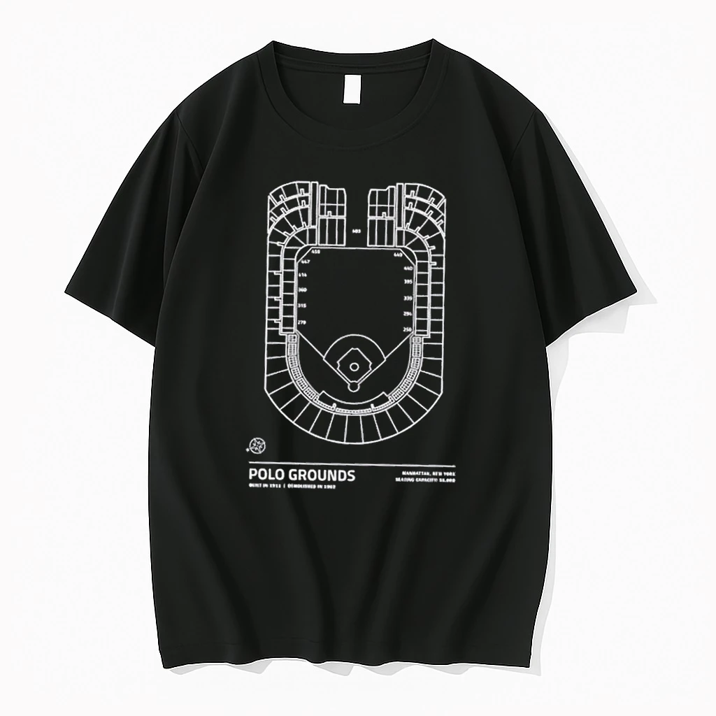 Polo Grounds Stadium Collection Manhattan New York Seating Capacity 55000 Shirts