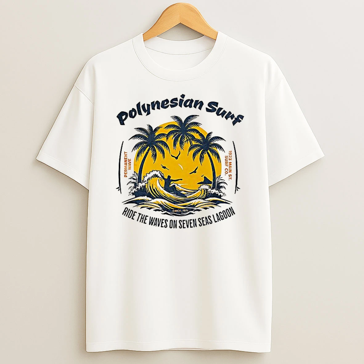 Polynesian Surf Permanent Wave Shirts