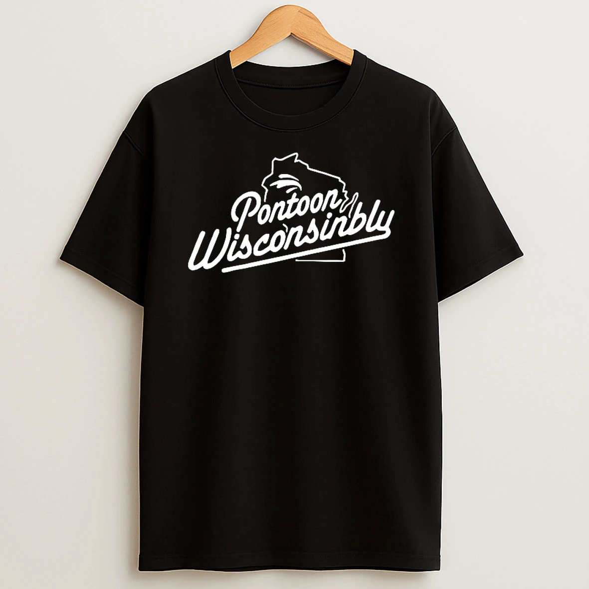 Pontoon Wisconsinbly Map Shirts