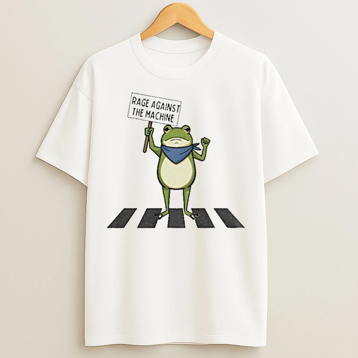 Portland Frog Rage Against The Machine Abolish Ice Anti Fascism Peaceful Protest T Shirts
