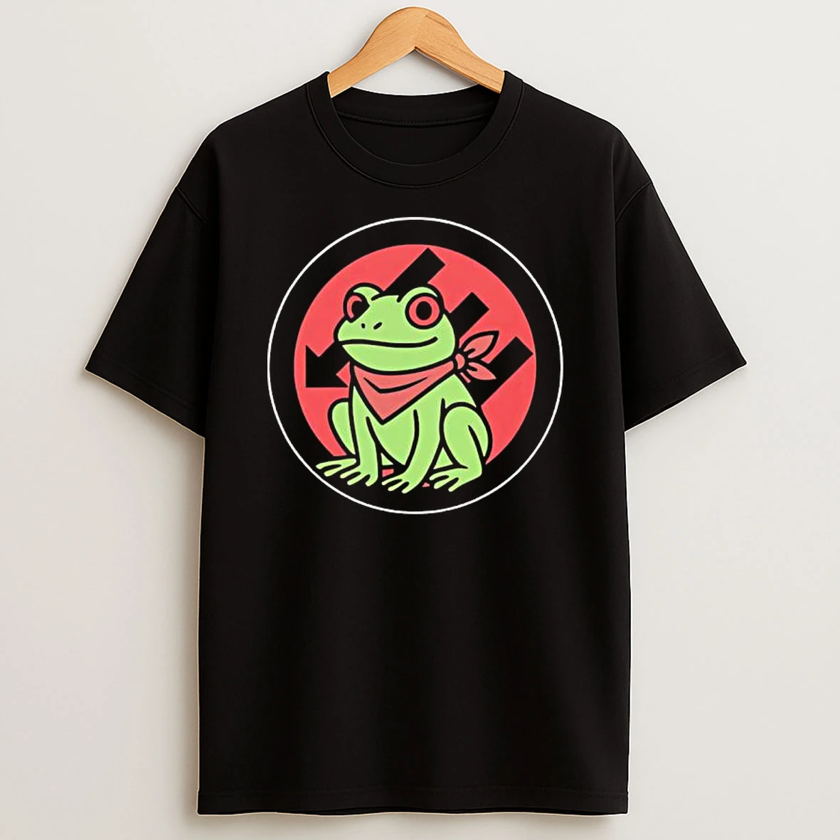 Portland Frog Logo Black Shirts