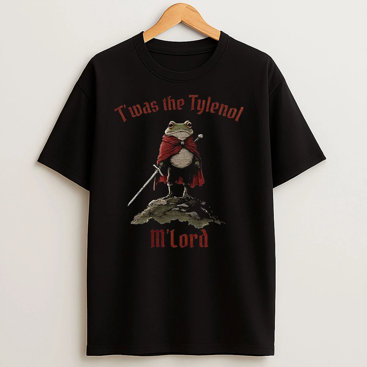 Portland Frog Twas The Tylenol Mlord Meme T Shirts