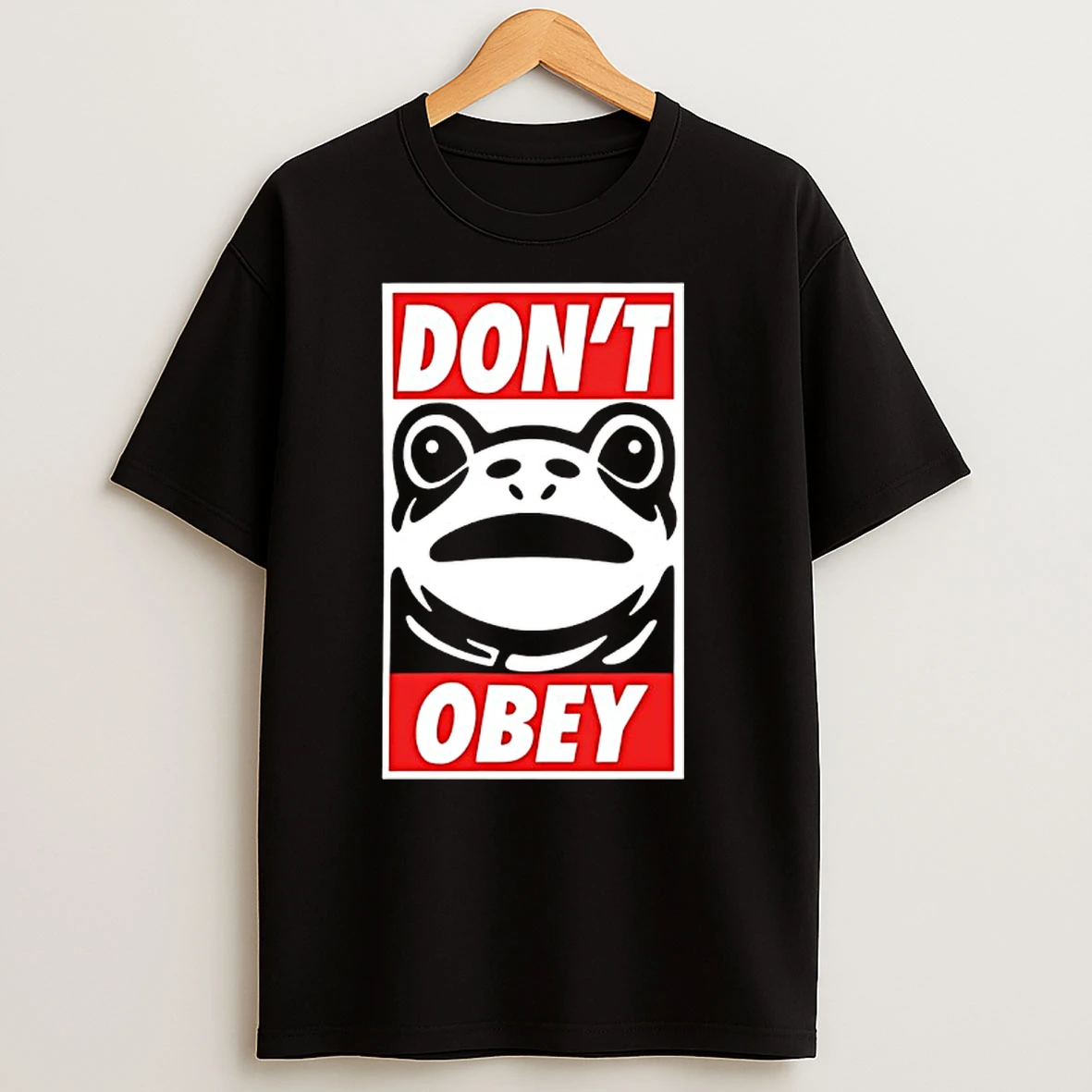 Portland Frog Dont Obey Funny T Shirts