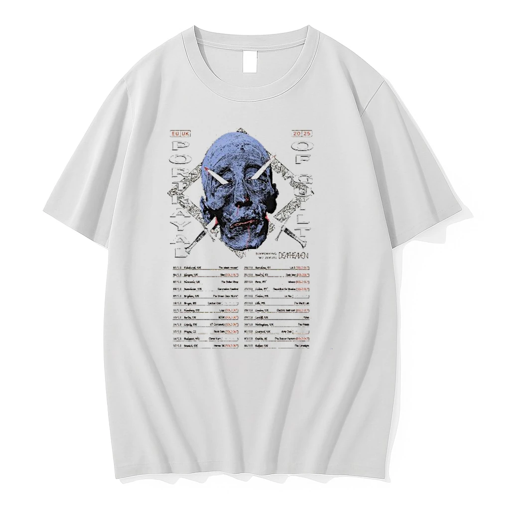 Portrayal Of Guilt Europe Uk 2025 Tour Head Shirts