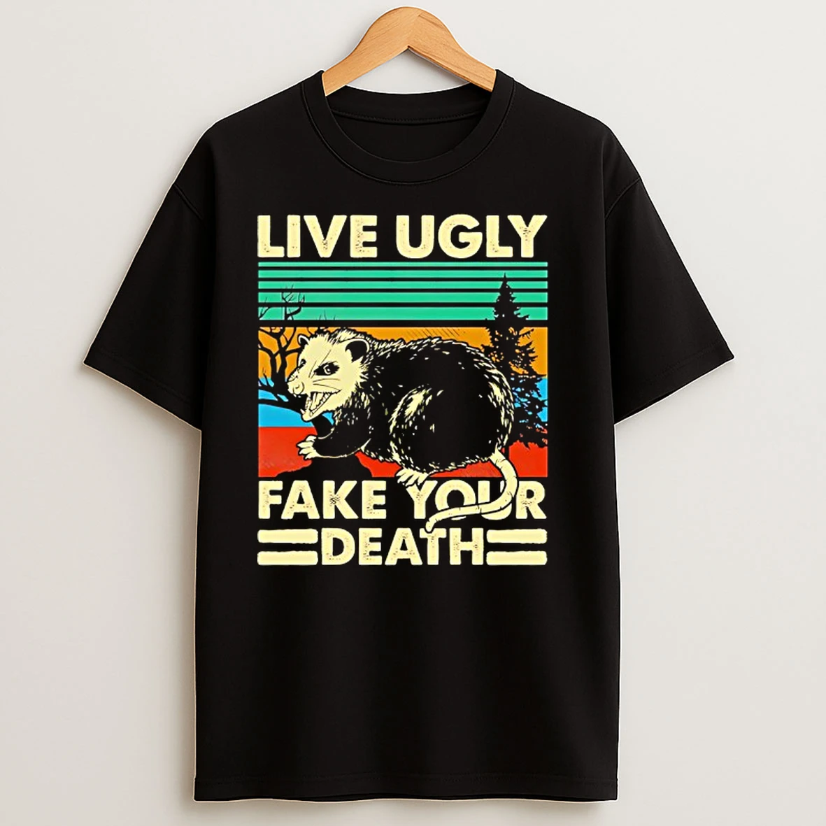 Possum Live Ugly Your Death Vintage T Shirts