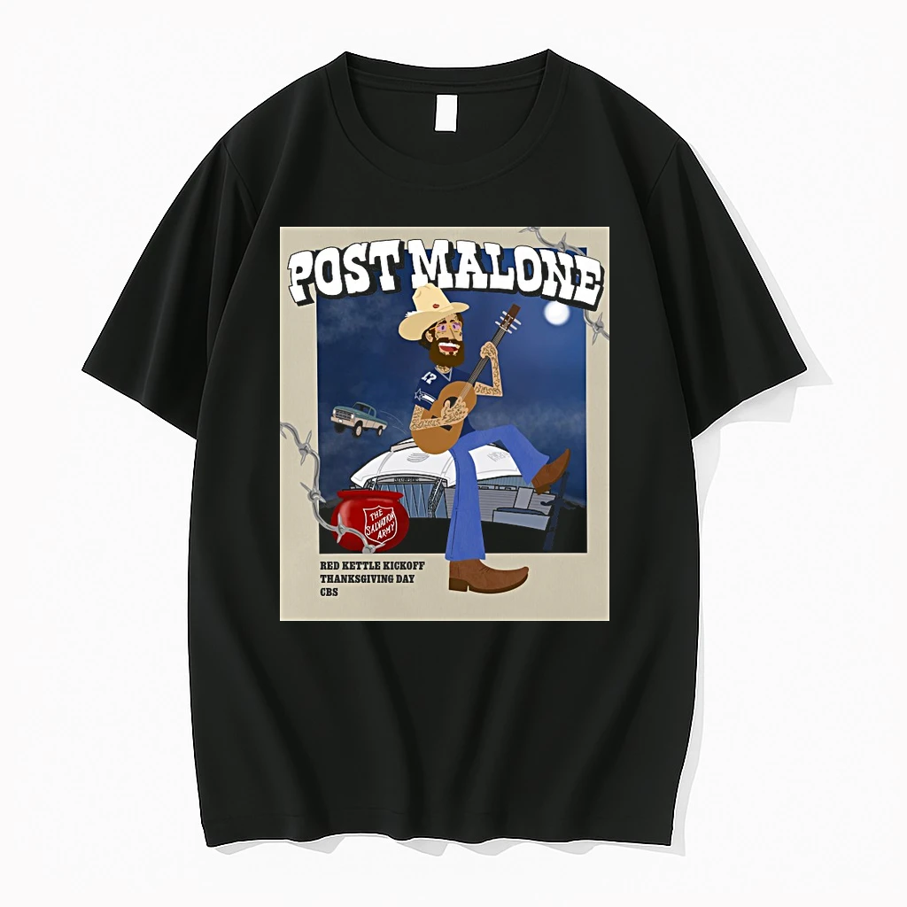 Post Malone X Dallas Cowboys Salvation Army Red Kettle Kickoff The Salvation Army Shirts